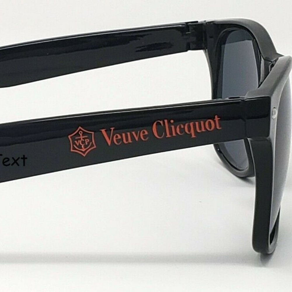 Veuve Cliquot Plastic Black Party Sunglasses x 2